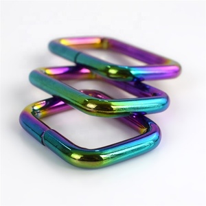 MeeTee-anillo cuadrado de aleación BF228, ajuste de correa <span class=keywords><strong>Web</strong></span>, hebillas, bolsa, accesorios, cierre, gancho para colgar - Product Image 4