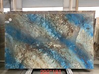 Prix avantageux, granit naturel de luxe du Brésil, dessus de table, dalles de granit bleu Amazon pour plan de travail de cuisine