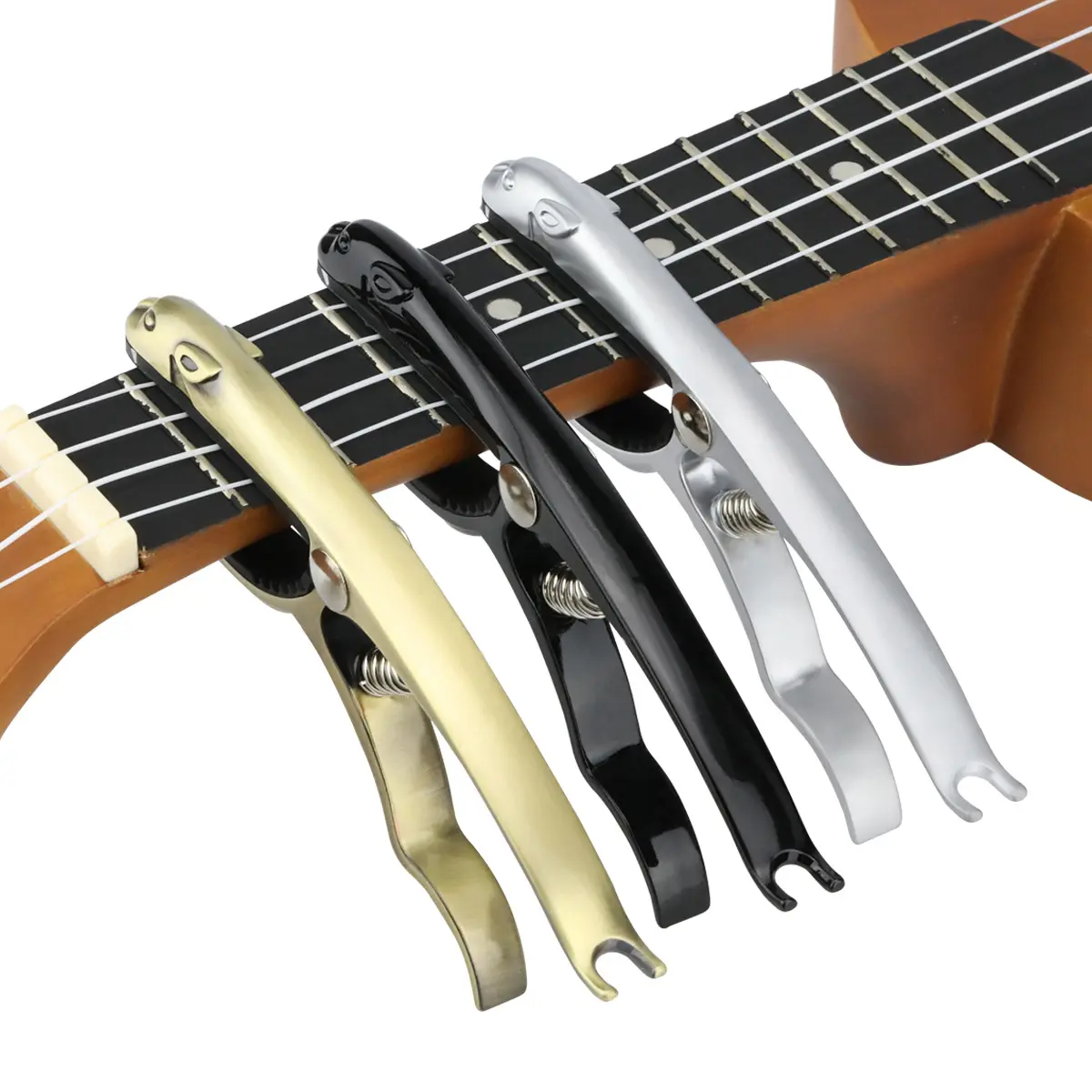 wholesale Personalized High quality Leopard head design suit for guitar our ukulele capo