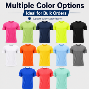 Fabricants de t-shirts, t-shirts blancs à manches courtes en polyester 100% personnalisés avec impression sérigraphique, t-shirts vierges pour impression par sublimation - Product Image 2