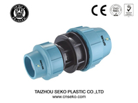 Pp Nomes e Peças De Tubulação pp Compression Fittings Redução Acoplamento Comum