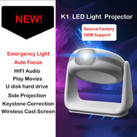 3D Smart WIFI 3D LCD Video Android IPTV LED Proyector de cine en casa Proyector de video