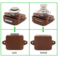 Kak-Kit de serrure à bouton poussoir, pour rv, Marine, en plastique, pour armoire, bateau, tiroir, prix d'usine