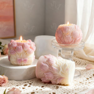 Molde de silicona de grado alimenticio J-5474 con forma de bulbo de tulipán para velas aromáticas, bricolaje, hecho a mano, ecológico, apto para lavavajillas, para aromaterapia y yeso. - Product Image 6