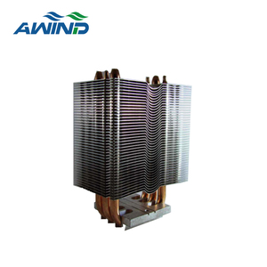 Dissipateur thermique de caloduc en cuivre à ailettes empilées gpu plaque arrière dissipateur thermique en aluminium 200*174mm pour équipement électrique - Product Image 3