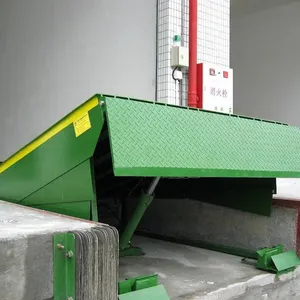 adjustable warehouse fixed pit ramp truck container stationary hydraulic logistics loading bay dock leveler plate equipment