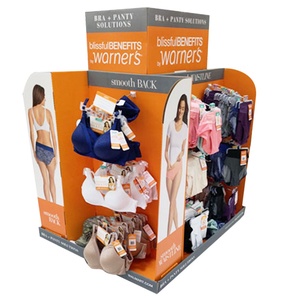 Customizable Foldable Eco-Friendly Cardboard Pallet Display Stand 1/4 1/2 Full Supermarket Paper Stack Display - Product Image 6