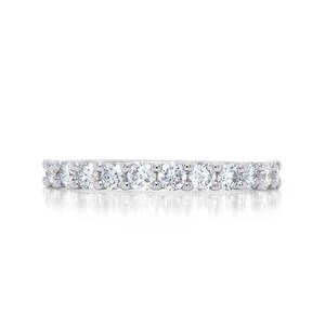 Bague en or blanc/jaune/rose 18 carats avec diamant de laboratoire - Product Image 1
