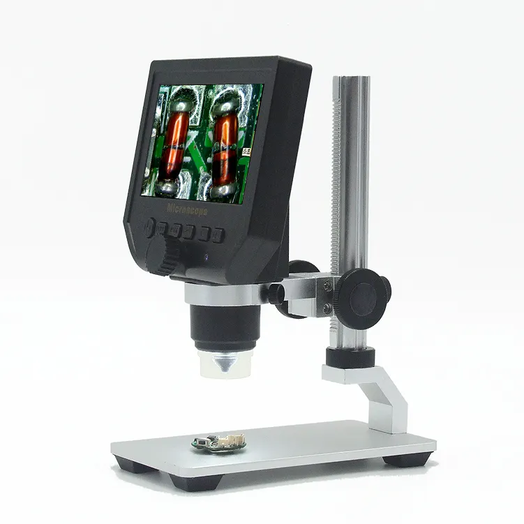 600X Digitale Microscoop Elektronische Video Microscoop 4.3 Inch Hd Lcd Solderen Microscoop Telefoon Reparatie Vergrootglas