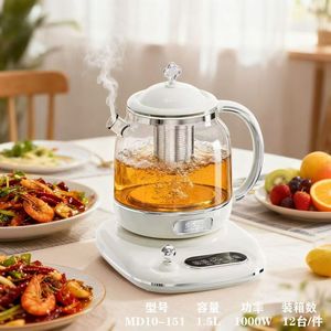 Bình đun nước điện đa năng 1.5L, điều khiển kỹ thuật số, công suất 1000W, làm trà, dùng cho nhà và văn phòng - Product Image 4