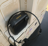 Amplificateur de puissance numérique portable avec mini haut-parleur et microphone pour enseignants, entraîneurs, réunions d'église, yoga, excursions en plein air, promotions