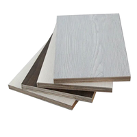 Contreplaqué stratifié mélaminé UV PVC à âme en peuplier E0 E1 4x8ft 12mm 15mm pour meubles de salon modernes et armoires commerciales