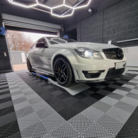 Dalles de sol de garage en plastique emboîtables pour la décoration de voitures, antidérapantes, en PP, pour garage et piscine