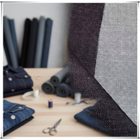 Tela vaquera ligera de algodón, poliéster y elastano al por mayor de fábrica, 100% algodón para jeans, técnica tejida
