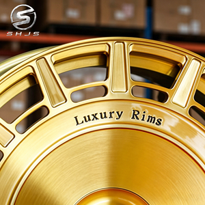 Rines Deportivos <span class=keywords><strong>de</strong></span> Lujo Monobloque Forjados a Medida en Oro Rosa, 5 Birlos 5x112 5x114.3 para Audi, Mercedes, <span class=keywords><strong>Tesla</strong></span>, Chevy, <span class=keywords><strong>Roadster</strong></span>, 20x9 - Product Image 4