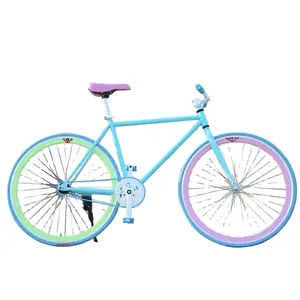 Venta de fábrica de china bicicleta fixie clásica a la venta, bicicletas fixie vintage con aprobación CE, bicicleta de carreras de engranajes fijos a la moda