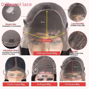 Un bonnet de <span class=keywords><strong>cheveux</strong></span> longs avec une coiffure en dentelle ondulée réaliste pour la tête. - Product Image 2