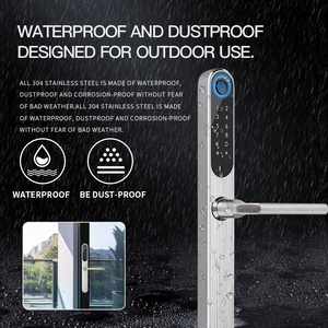 Vân tay kỹ thuật số <span class=keywords><strong>RFID</strong></span> IC thẻ <span class=keywords><strong>IP</strong></span> 65 nhôm thông minh giá khóa xi lanh cửa nhôm khóa với Key - Product Image 3