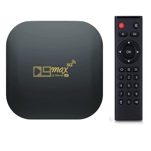 Smart Allwinner H313S 2.4Ghz 5Ghz Dual Wifi DDR3 2GB EMMC 16GB Set Top Box 4K Video Mali 450 Android 9 D9 Max TV Box Factory