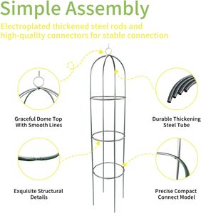 Factory Wholesale Light Weight Metal Pipe Outdoor <strong>Garden</strong> Planter Display <strong>Shelving</strong> for <strong>Garden</strong> Corner Balcony Living Room - Product Image 4