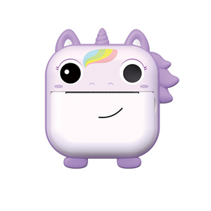 Cámara de unicornio para niños, cámara de impresión instantánea HD, cámara instantánea para niños, cámara de película con papel fotográfico térmico, juguetes Wifi para vacaciones - Product Image 6