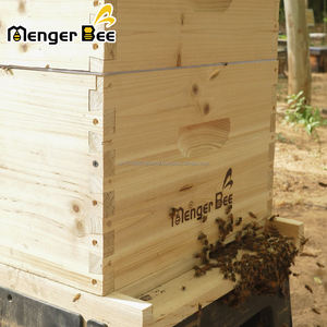Cajas para Colmenas de Abejas Langstroth de 10 Cuadros, Kit Completo de Colmena que Incluye 1 Caja Profunda para Cría de Abejas y 1 Caja Mediana para Abejas Superiores - Product Image 3