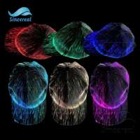 Personalizado de alta calidad proveedor Hip Hop Snapback promoción deporte hombres lámpara niño moda LED Light up Top Cola de Caballo sombreros y gorras