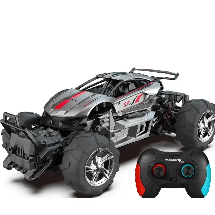 Mát 2.4G hợp kim tất cả các địa hình 4x4 off-road Trôi Dạt leo RC xe đua xe tải tốc độ cao điều khiển từ xa xe