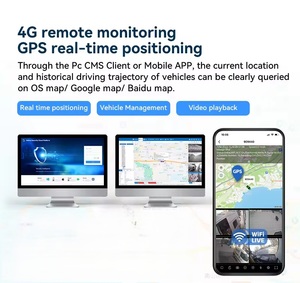 ערכת מצלמות אבטחה אלחוטית 4G SIM 1080P רשת <span class=keywords><strong>IP</strong></span> P2P מיני מצלמת CCTV לאוטובוס, משאית, גרור, מחפר, רכב אבטחה - Product Image 4