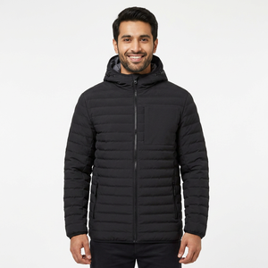 Veste matelassée professionnelle pour homme, Veste matelassée brillante pour homme 2026, Manteau coupe-vent personnalisé, Veste d'hiver sur mesure - Product Image 1