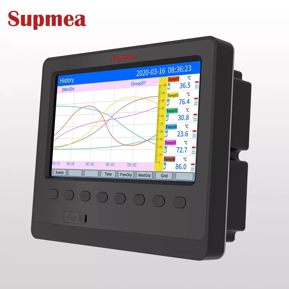 เครื่องบันทึกข้อมูลแบบไร้กระดาษ Rs232เครื่องบันทึกข้อมูลอุตสาหกรรมเครื่องบันทึกข้อมูลอุตสาหกรรม