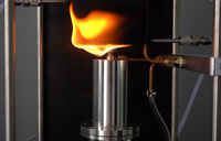 Module expérimental à flamme contre-courante pour les études sur la vitesse de déformation et les caractéristiques de combustion des flammes