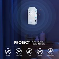 Trampa para Moscas MK12 con Luz Ultravioleta de 395nm, Control Efectivo de Plagas, Atrapa Insectos con Pegamento para Moscas de la Fruta y Chinches