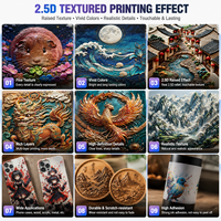 Imprimante UV compacte A4/A2 avec impression par numérisation IA pour cartes personnalisées, enseignes en acrylique et articles promotionnels, impression en relief 3D