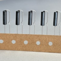 Perlas con Plomo EMI de Inserción Vertical con Núcleo de Ni-Zn, Amplio Rango de Frecuencia para Supresión de Señales UHF, Protección para Electrónica de Consumo