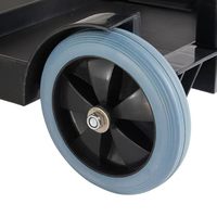 Chariot de Nettoyage en Plastique pour Hôpitaux et Hôtels, Chariot de Concierge Pliable pour Entretien et Service de Femme de Chambre, Carrello Pulizie