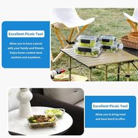 Contenants de stockage alimentaire en verre borosilicate avec couvercles, lot de 10, contenants de préparation de repas en verre hermétiques, réutilisables, empilables, sans BPA