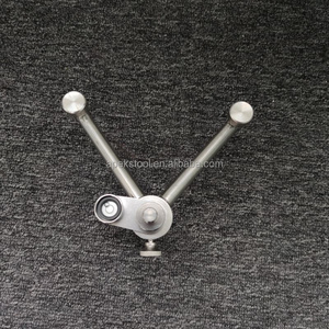 Adaptador de Nivel de Burbuja para Poste de Prisma de Acero Inoxidable Duradero con Soporte para Trípode para Topografía de Campo - Product Image 1
