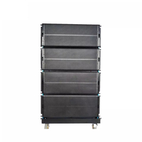 Système audio professionnel de sonorisation de scène, enceinte passive à deux voies, double 12 pouces, en bois, haute puissance, LA-6