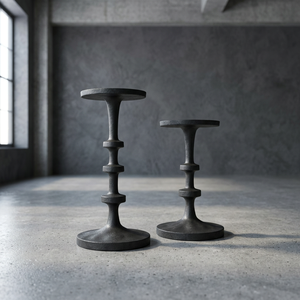 Dinner Ready Modern <b>Black</b> <b>Candlestick</b> Holder Set Durable Home Decoration - Product Image 5