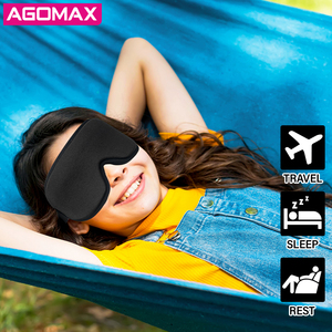 High Quality Office Travel Nap Cooling Fiber & Memory Sponge 100% Blackout 3D <b>Eye</b> <b>Mask</b> for Relaxation Meditation & Yoga - Product Image 5