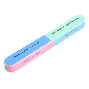 HZ Professional Good Quality Factory Supply Emery Board 100/180 Custom Printed Nail File for Nail Art