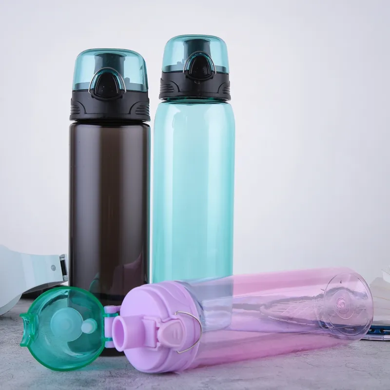 Giá bán buôn Durable 750ml cấp thực phẩm BPA free leakproof thể thao chai nước chai cho leo núi chai nước bằng nhựa
