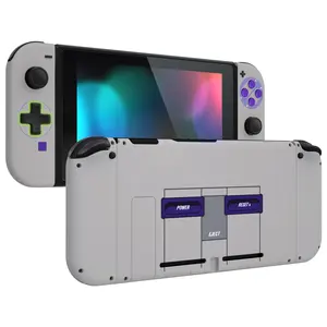 Accesorios para juegos Classics SNES Types Dpad Version Shell Back Case con Kickstand para Nintendo Switch Console