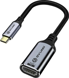 Adaptateur SYONG USB C/Type-C vers HDMI 4K60Hz, 0,25 m, Mâle vers Femelle, Compatible avec iPhone 17/16/15, MacBook Pro/Air, Samsung Galaxy - Product Image 1