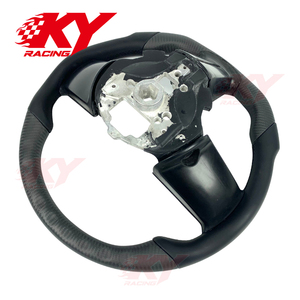 Volante de carreras personalizado de fibra de carbono mate para Ford Mustang GT Shelby Cobra GT350 GT500 RTR GTS 2004-2014 - Product Image 3