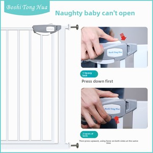 Barrière de sécurité en bambou pour bébés et enfants, barrière d'escalier, barrière d'entrée, barrière de couloir pour animaux domestiques, barrière d'isolation de porte - Product Image 4