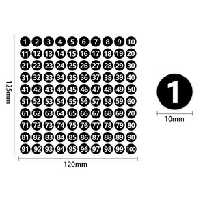 <span class=keywords><strong>Adesivi</strong></span> Numerici da 1 a 100 per Esterni, Decalcomanie in Vinile Adesive per Casa, Attività Commerciale, Appartamento, Indirizzo, Finestra, Porta, Auto, Camion - Product Image 6