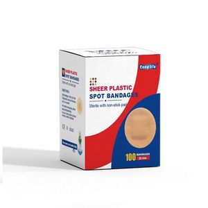 Cerotto Adesivo Trasparente in PE Bestseller di Fabbrica, <span class=keywords><strong>22mm</strong></span>, Confezione da 100 Pezzi |   Primo soccorso per tagli e graffi minori - Product Image 1