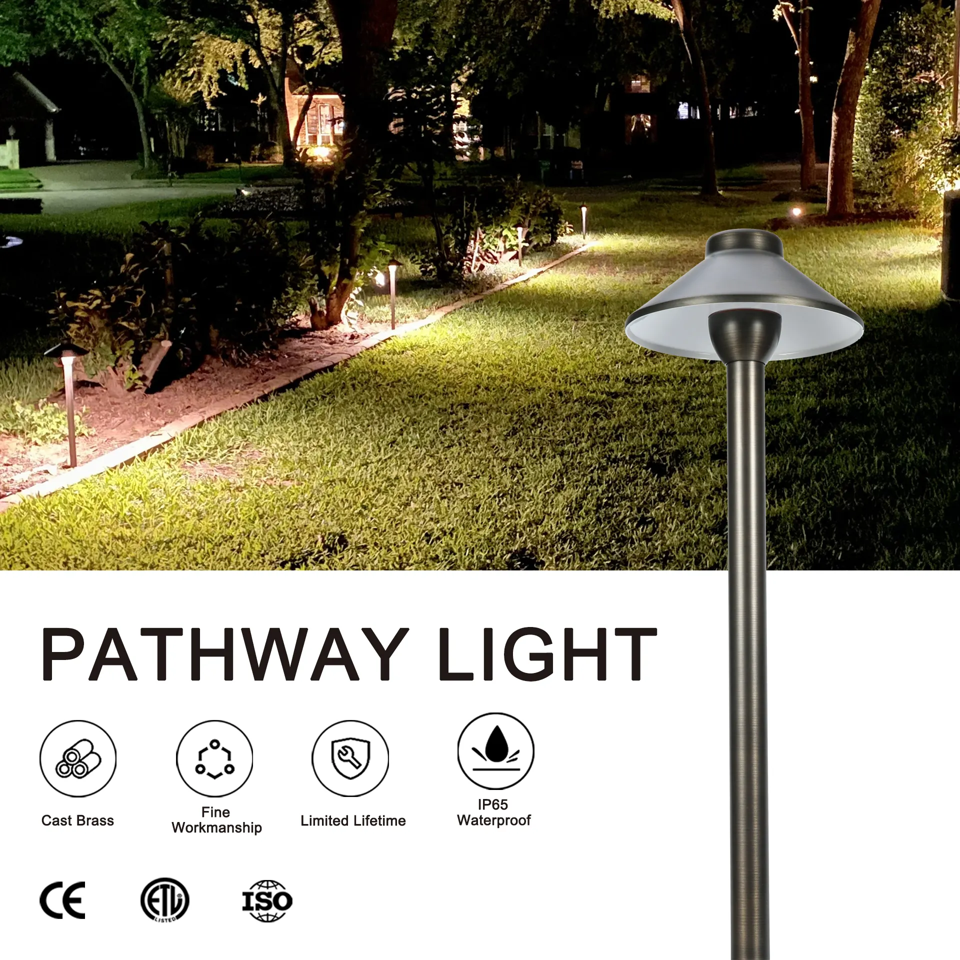 Điện áp thấp Pro con đường sân đèn cho vườn cảnh quan con đường Pathway đèn cỏ đèn